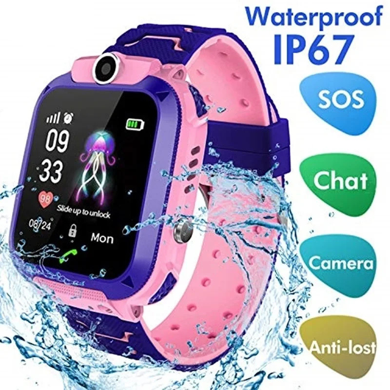 Smartwatch Watches Digital - Детские умные часы 2G, SOS-вызов, LBS,