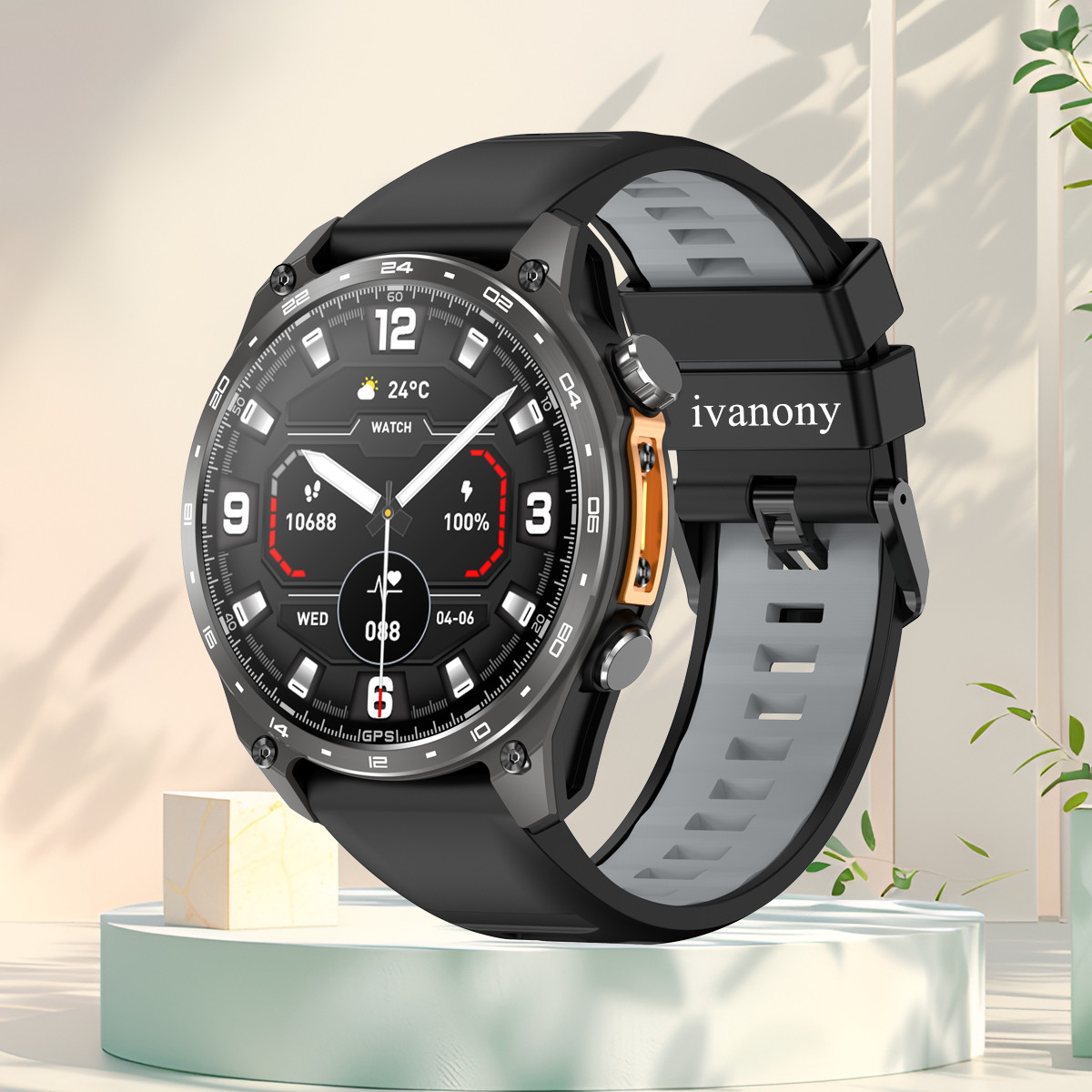 Smartwatch Watch Whatsapp - Водонепроницаемые спортивные умные часы 3ATM, поддержка