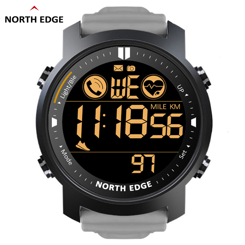 Smartwatch Running Watches For Men - Мужские умные часы NORTH EDGE, водонепроницаемые