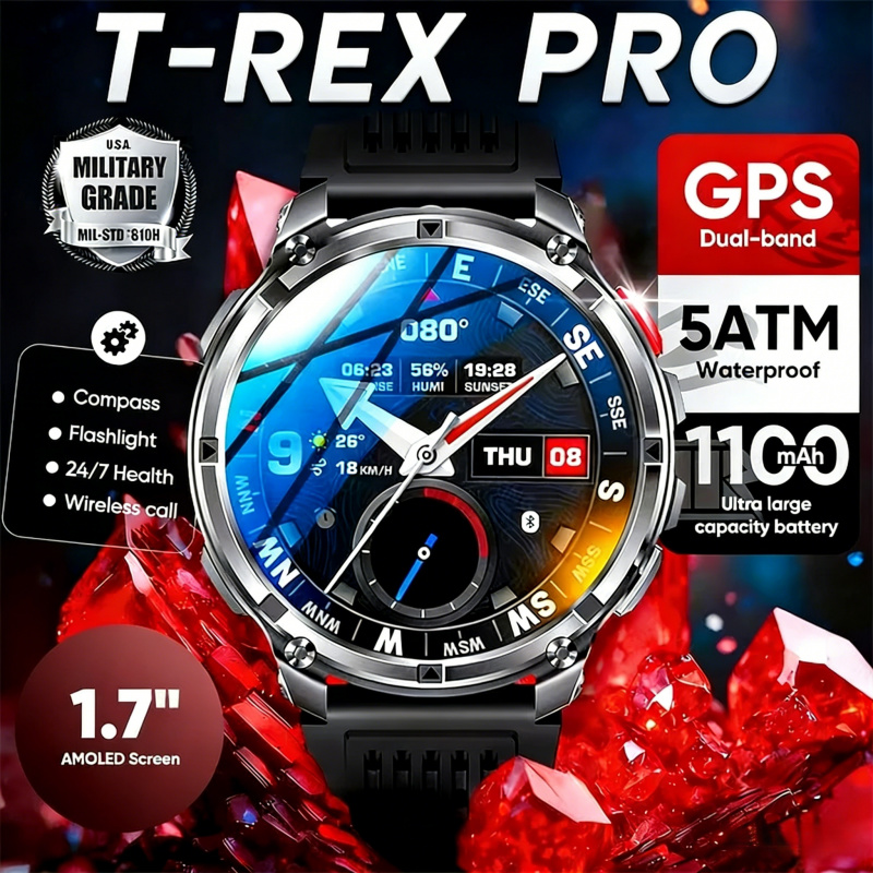 Smartwatch Running Watches For Men - Умные часы для активного отдыха в