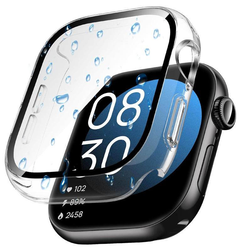 Iwatch Smartwatch Series 7 - Защитное стекло+чехол для Apple Watch 44