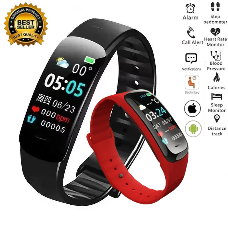 Smartwatch Sports Watches For Women - Смарт-часы C1 Plus: Фитнес-трекер с Bluetooth,