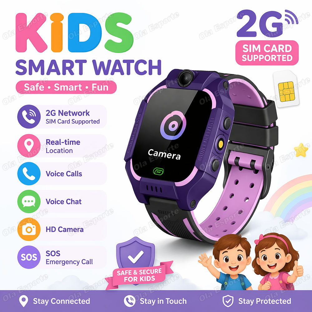 Smartwatch Watches For Girls Kids - Детские умные часы с SIM-картой, GPS,