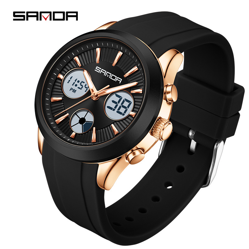 Smartwatch Sports Watches For Women - Электронные часы SANDA, светящиеся, многофункциональные, спортивные,