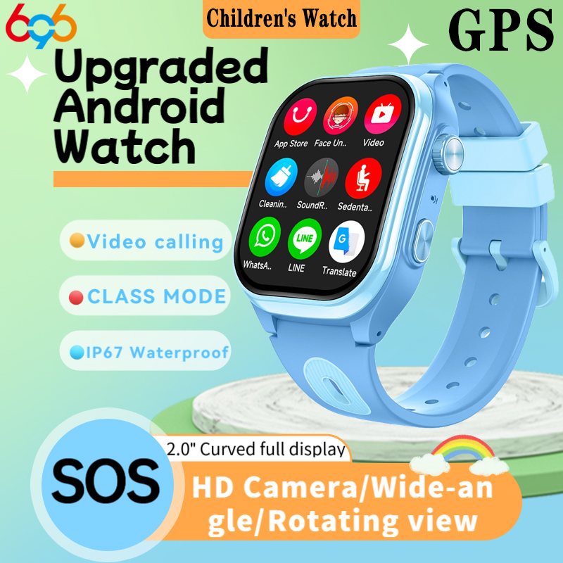 Smartwatch Watches For Girls Kids - Детские смарт-часы 4G с GPS, Wi-Fi,