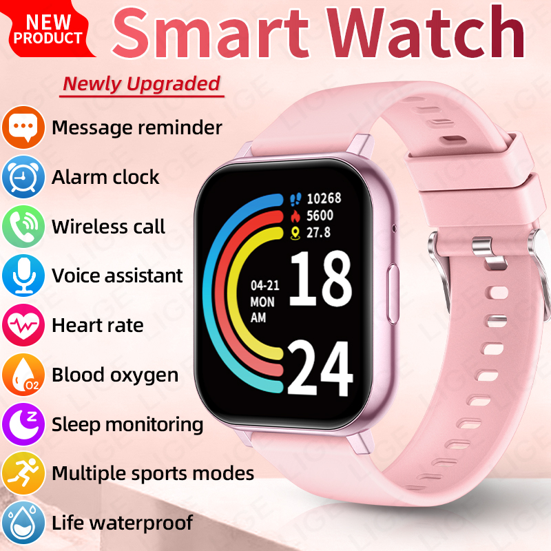 Smartwatch Watches Birthday Gift For Men - Смарт-часы LIGE для мужчин и женщин,
