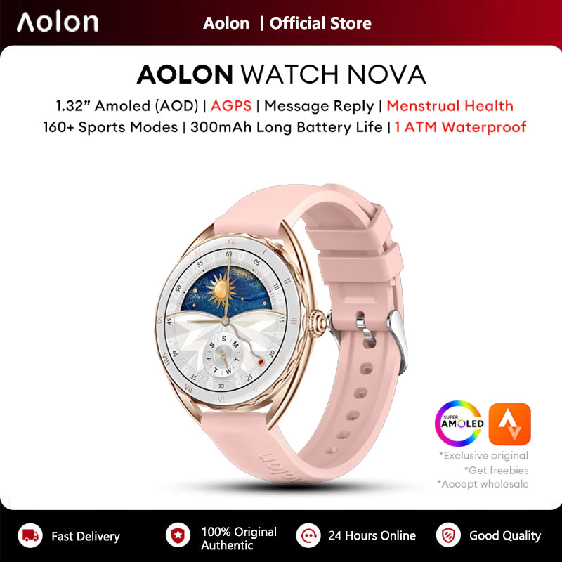 Smartwatch Watch Whatsapp - Смарт-часы Aolon Nova с AMOLED-экраном 1,32
