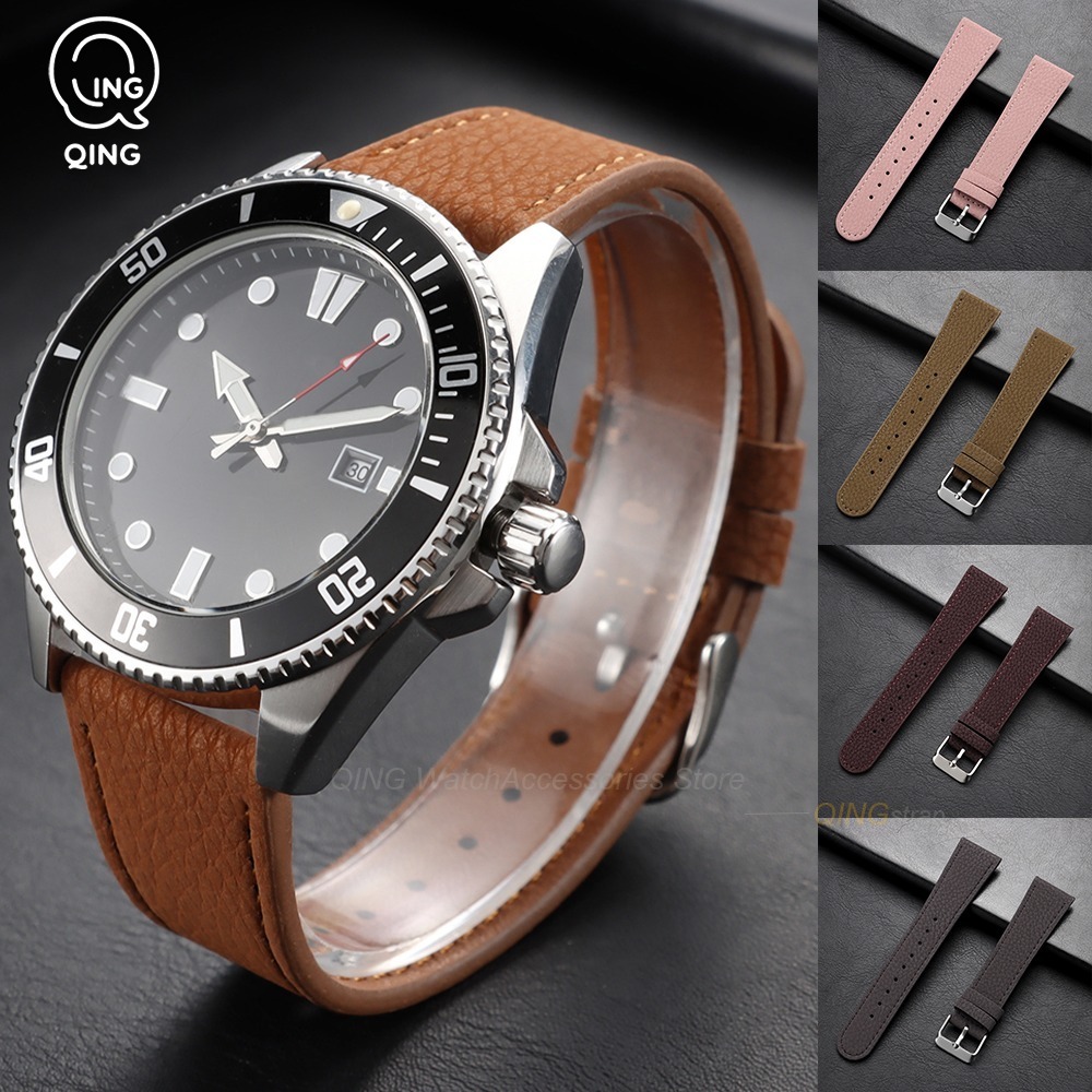 Omega Watches Smartwatch - Универсальный кожаный ремешок для часов 22