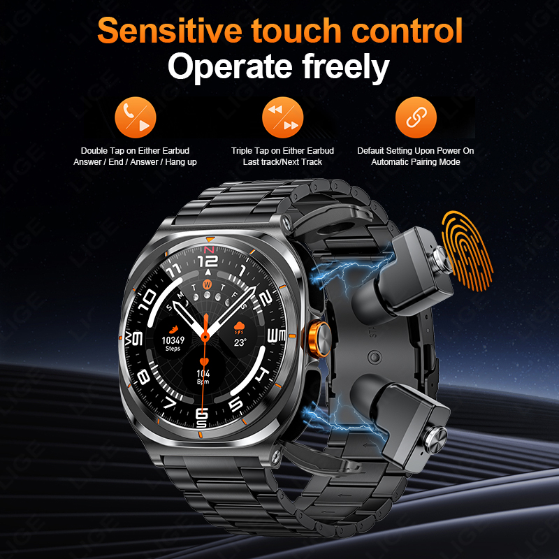 LIGE 2025 Часы Беспроводные на – обзор и цена Smartwatch Running Watches For Men