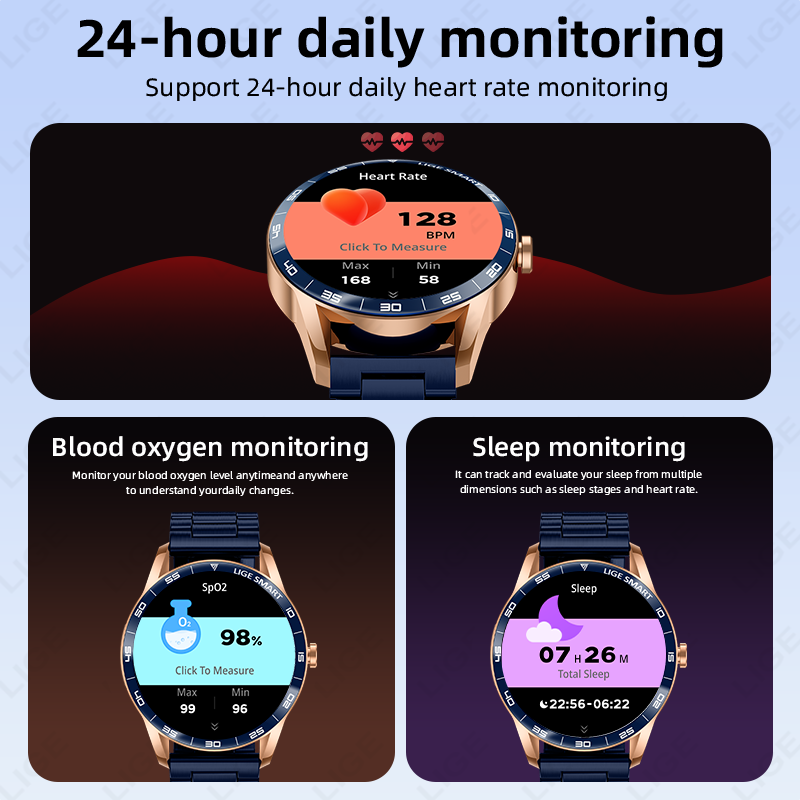 Умные часы LIGE 2026 для мужчи – обзор и цена Smartwatch Watches Birthday Gift For Men