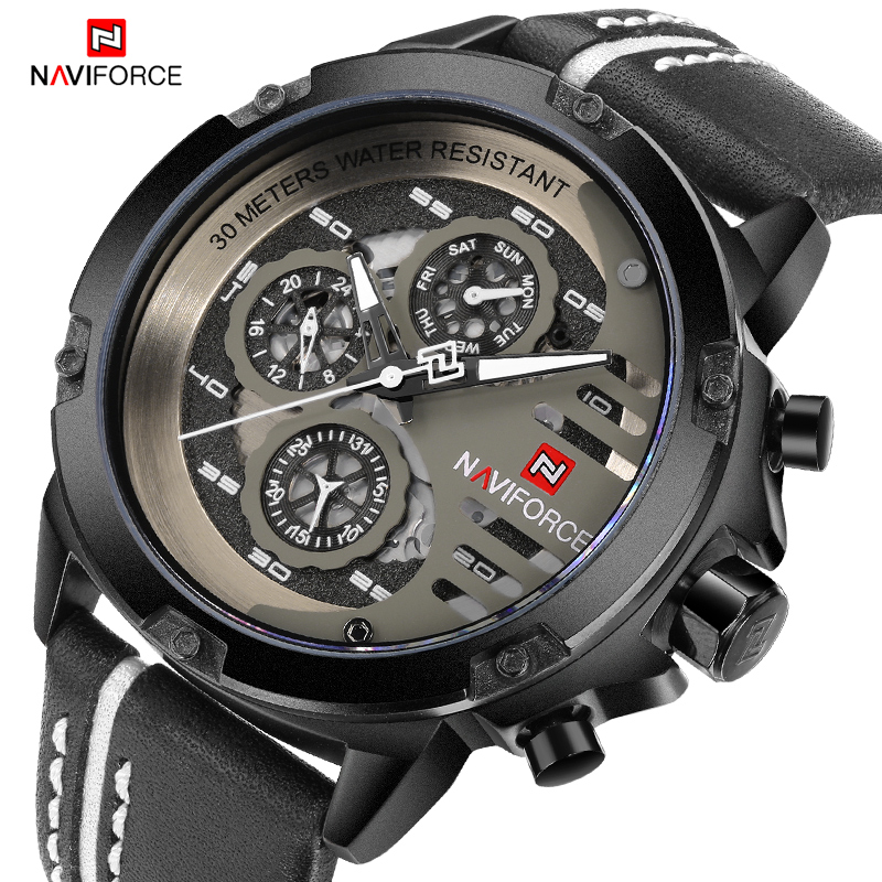NAVIFORCE Новые мужские спорти – обзор и цена Smartwatch Luxury Watches For Men