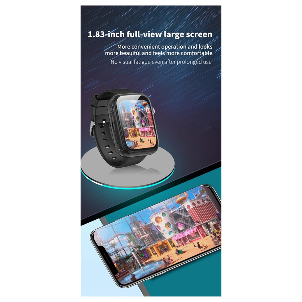 НОВЫЙ WhatsApp Smart 4G Video  – обзор и цена Smartwatch Watch Whatsapp