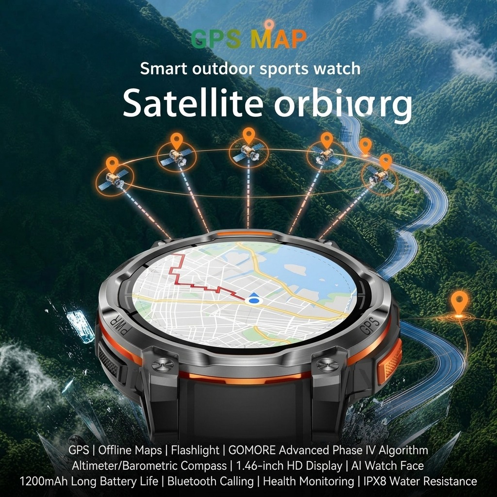 Новые ультра-умные часы с GPS  – обзор и цена Smartwatch Watch Whatsapp