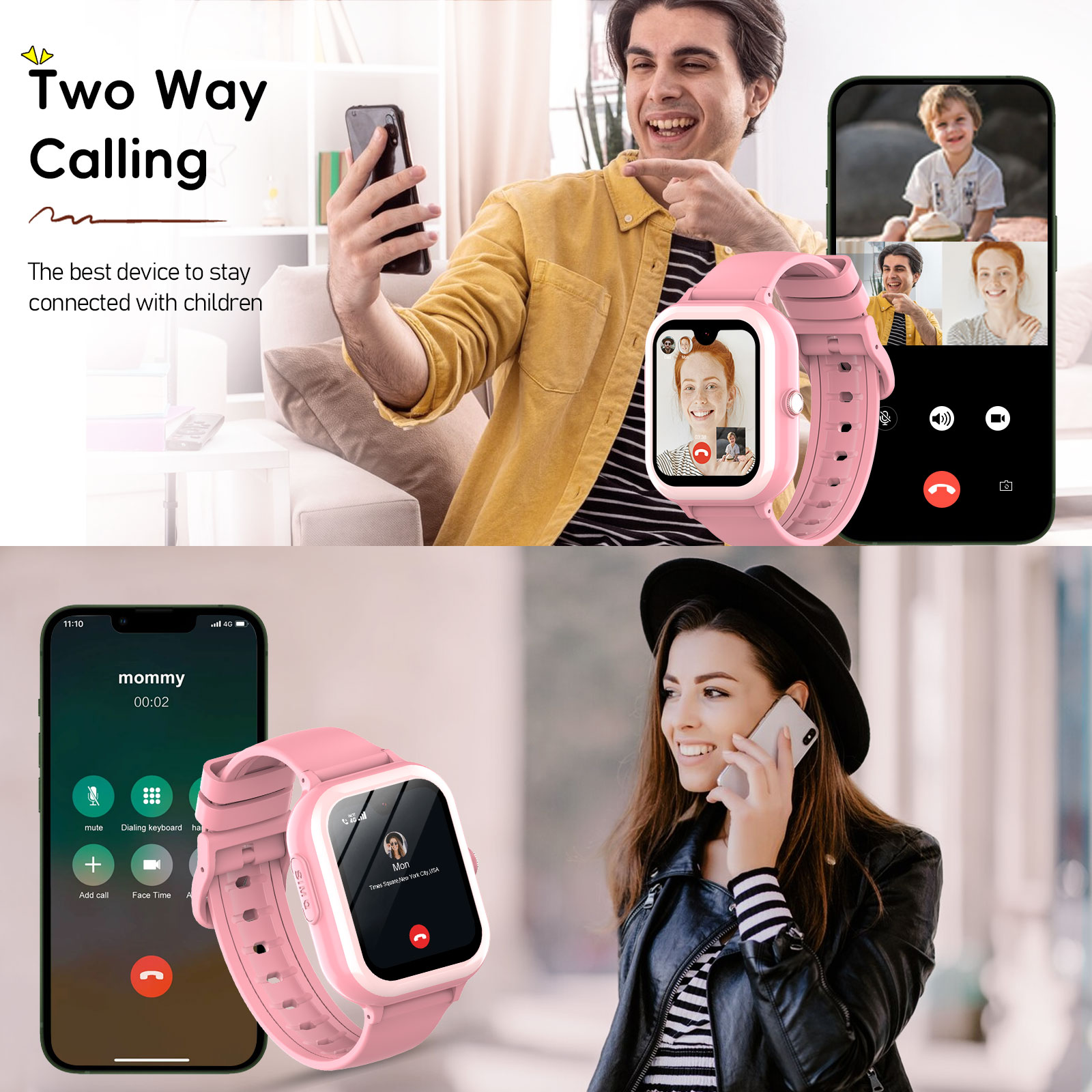 Детские умные часы Wonlex KT31 – обзор и цена Smartwatch Watch Whatsapp