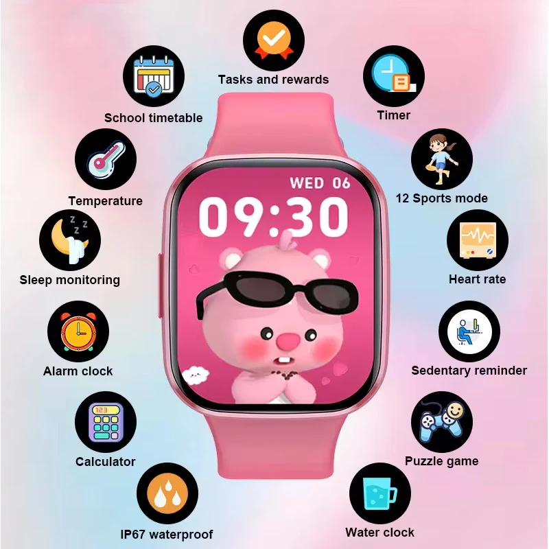Студенческие умные часы, детск – обзор и цена Smartwatch Watches Birthday Gift For Girls