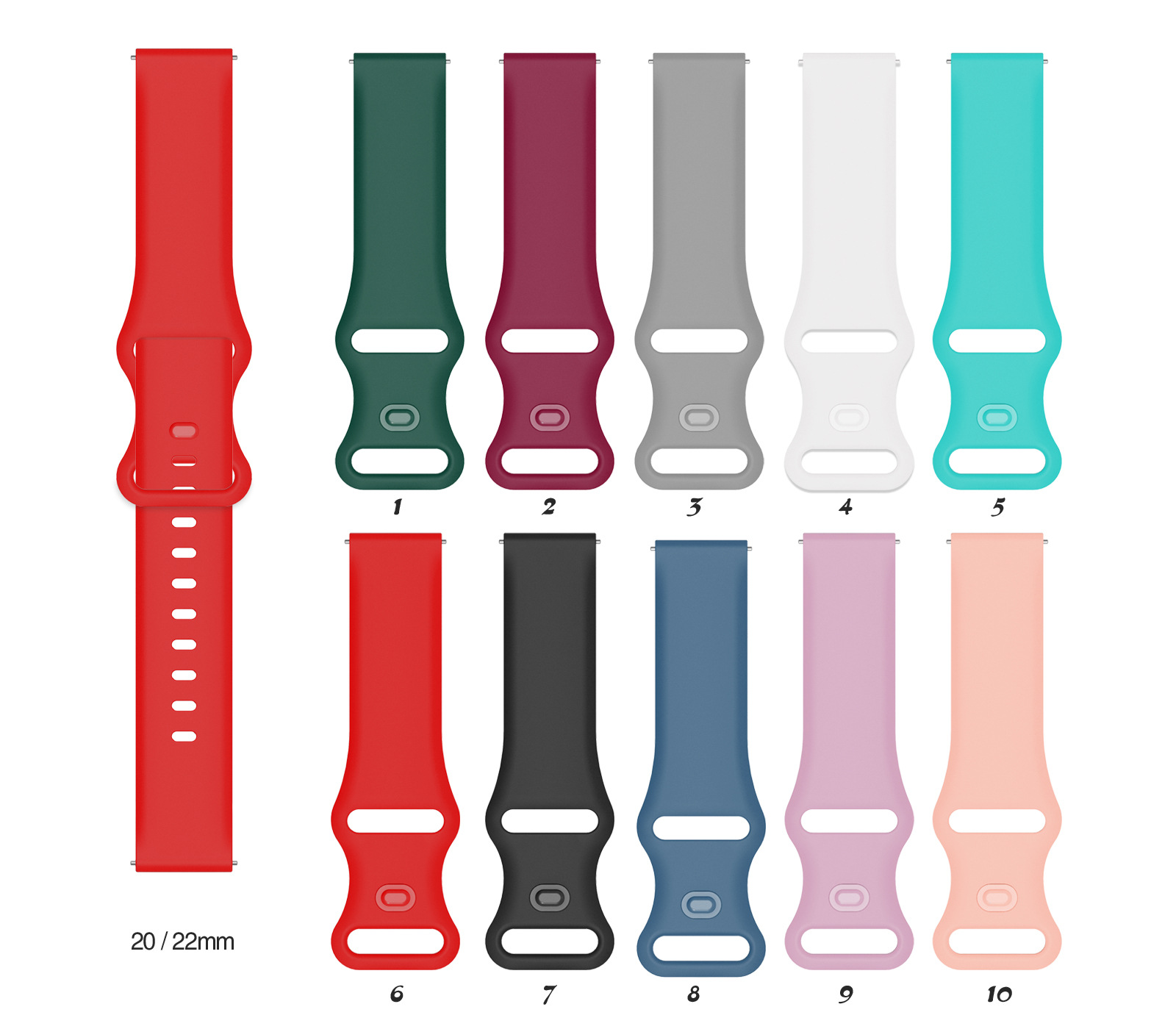 Силиконовый браслет 20 мм 22 м – обзор и цена Titan Watches Smartwatch
