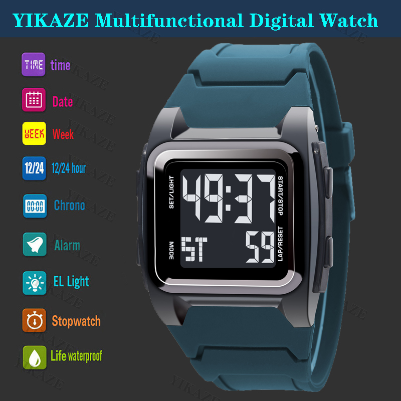 Часы YIKAZE Мужские Цифровые,  – обзор и цена Tide Watch Surf