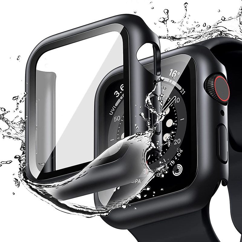 Закаленное стекло + чехол для  – обзор и цена Iwatch Smartwatch Series 7