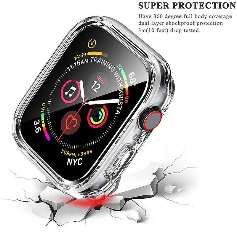 Закаленное стекло + чехол для  – обзор и цена Iwatch Smartwatch Series 7