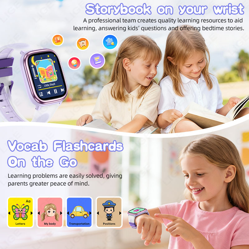 Детские умные часы LIGE 2026,  – обзор и цена Smartwatch Watches For Girls Kids