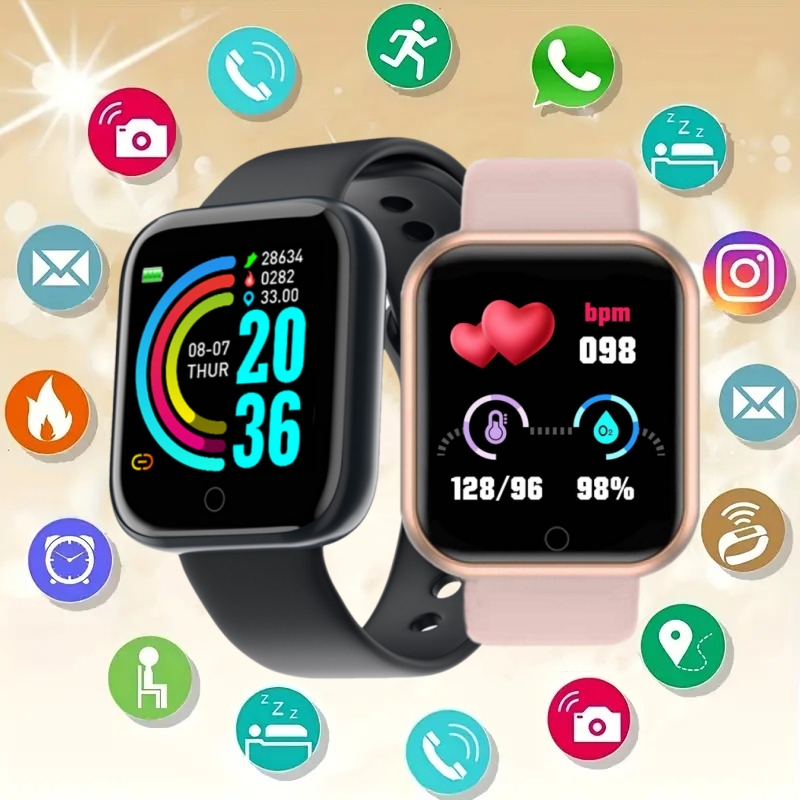 Смарт-часы Y68 D20 мужские, ум – обзор и цена Smartwatch Watches Digital
