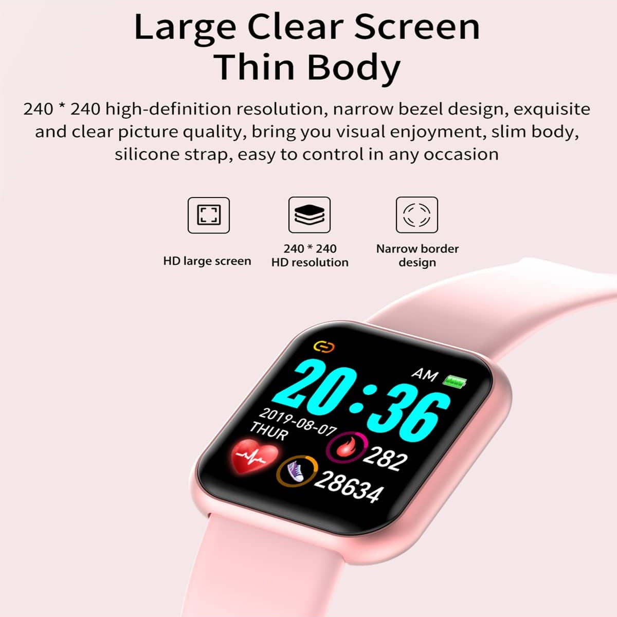 Смарт-часы Y68 D20 мужские, ум – обзор и цена Smartwatch Watches Digital