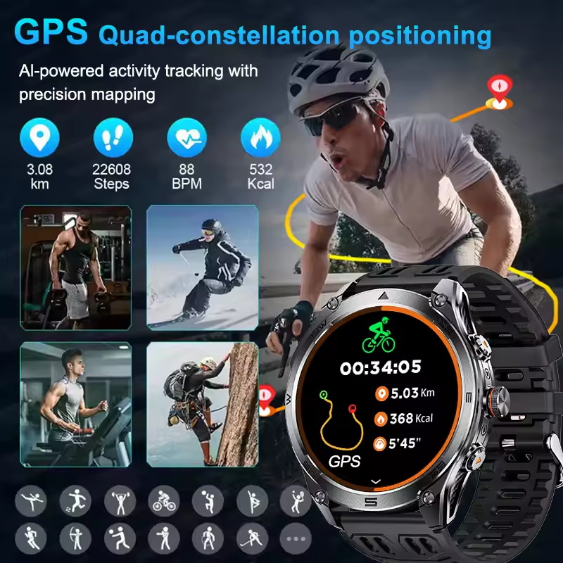 Высококачественные спортивные  – обзор и цена Smartwatch Running Watches For Men