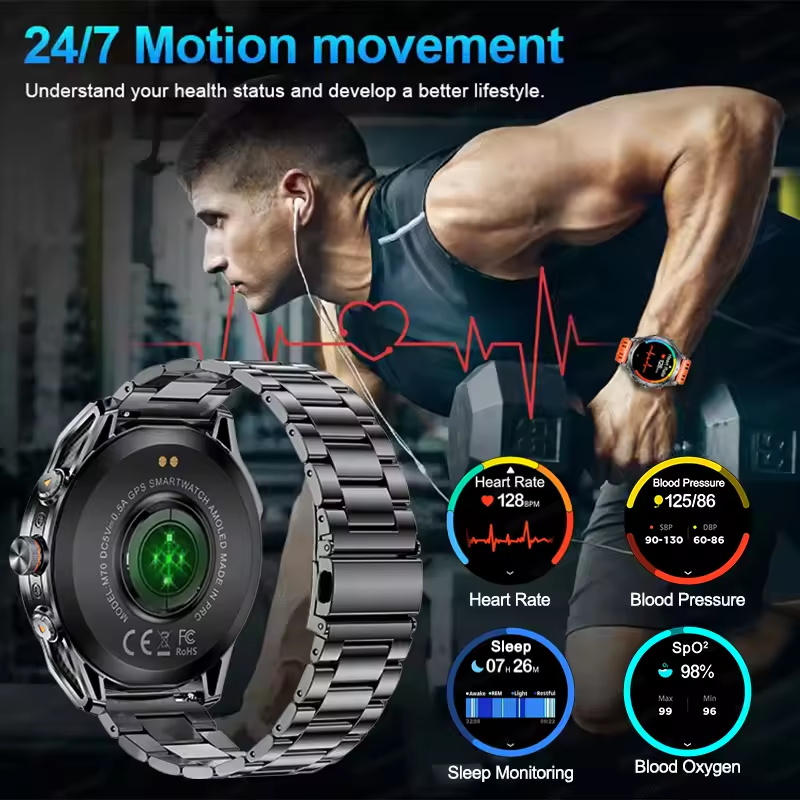 Высококачественные спортивные  – обзор и цена Smartwatch Running Watches For Men