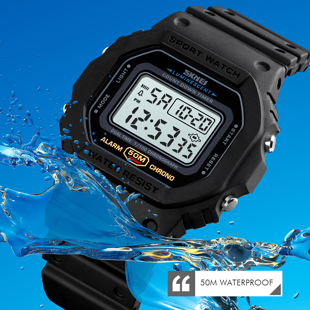 SKMEI 1628 reloj hombre многоф – обзор и цена Tide Watch Surf