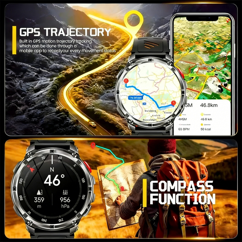 Умные часы для активного отдых – обзор и цена Smartwatch Running Watches For Men