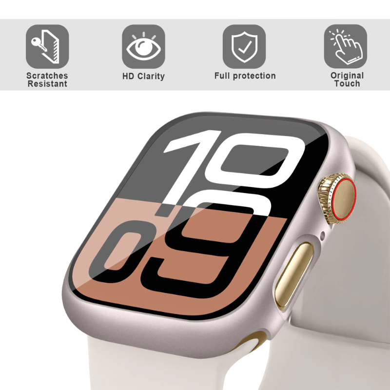 Защитное стекло+чехол для Appl – обзор и цена Iwatch Smartwatch Series 7