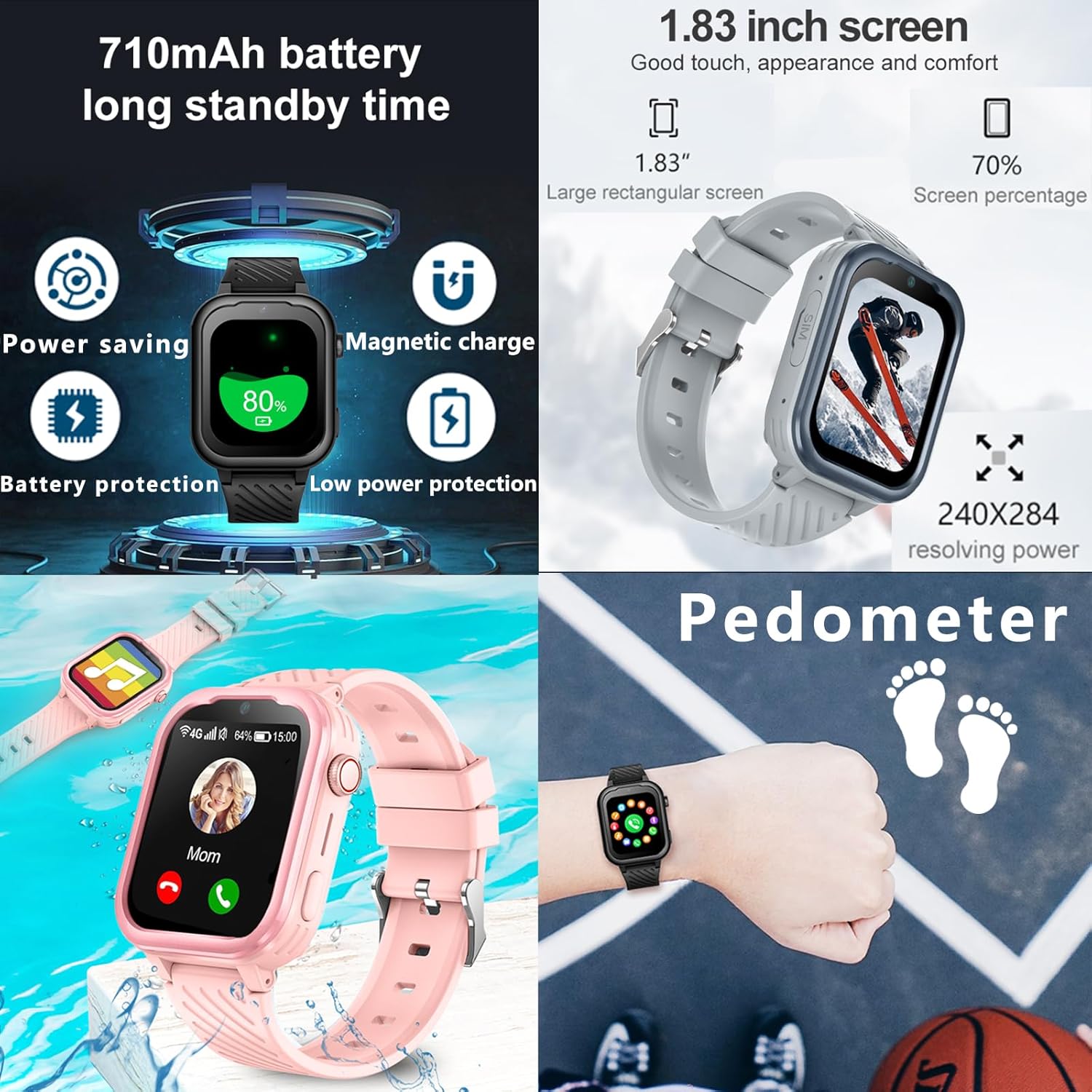 Детские умные часы Wonlex KT15 – обзор и цена Smartwatch Watch Whatsapp