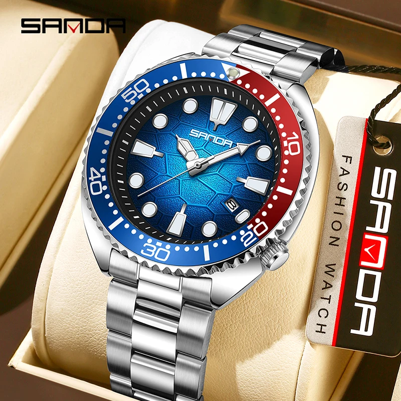 SANDA Роскошные модные мужские – обзор и цена Smartwatch Luxury Watches For Men