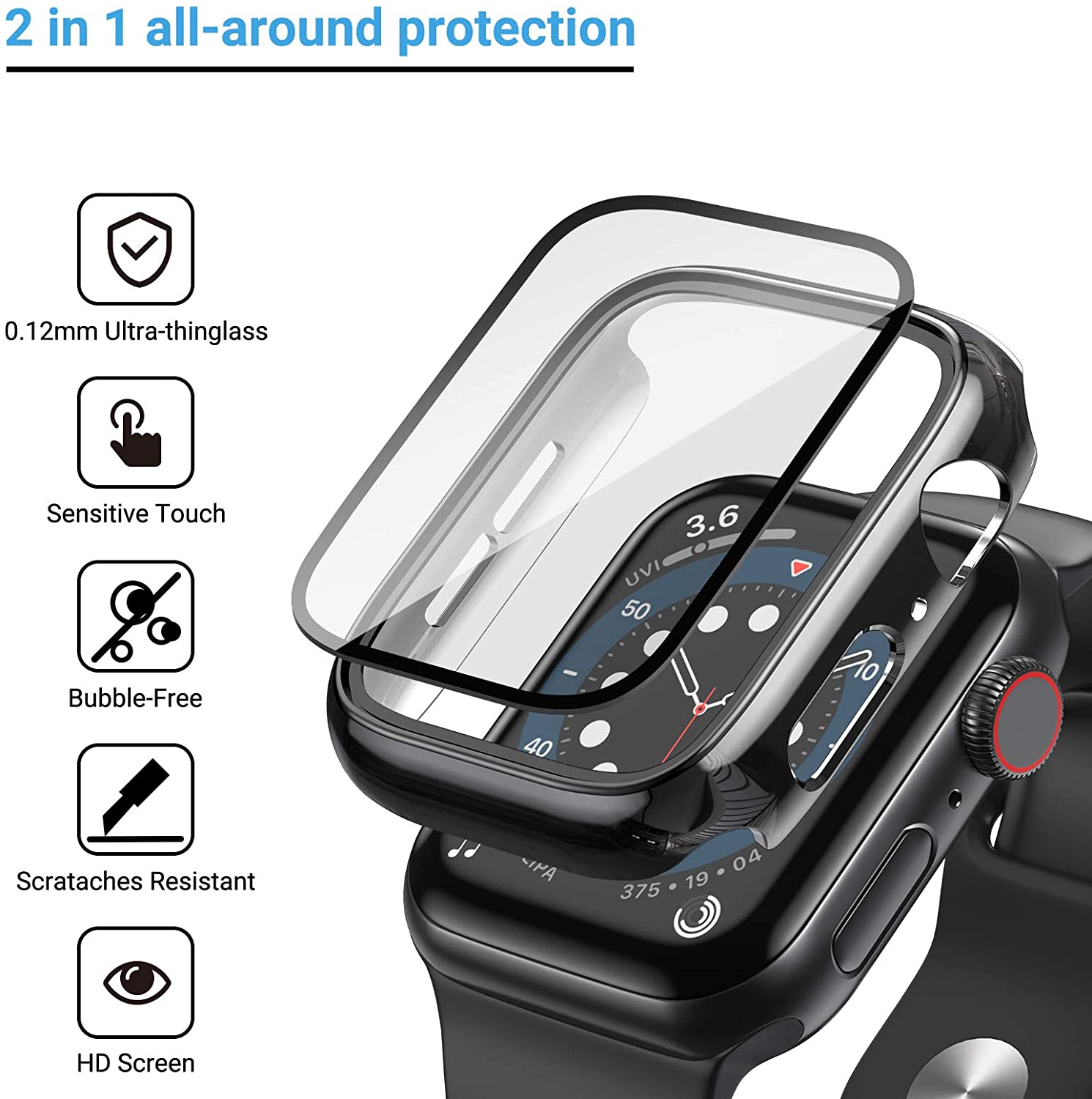 Стекло + крышка для Apple Watc – обзор и цена Iwatch Smartwatch Series 7