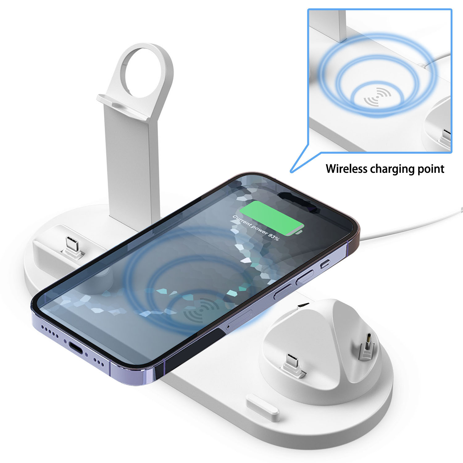 Подставка для беспроводных зар – обзор и цена Watch 7 Smartwatch Iphone