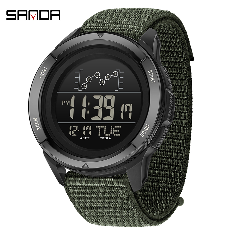 Электронные часы SANDA, нейлон – обзор и цена Tide Watch Surf