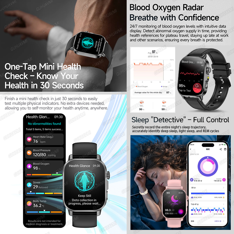 GUHUAVMI 2026 Новые умные часы – обзор и цена Smartwatch Health Watches
