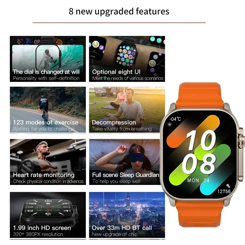 Новые умные часы серии 9 PK HK – обзор и цена Smartwatch Sports Watches For Women