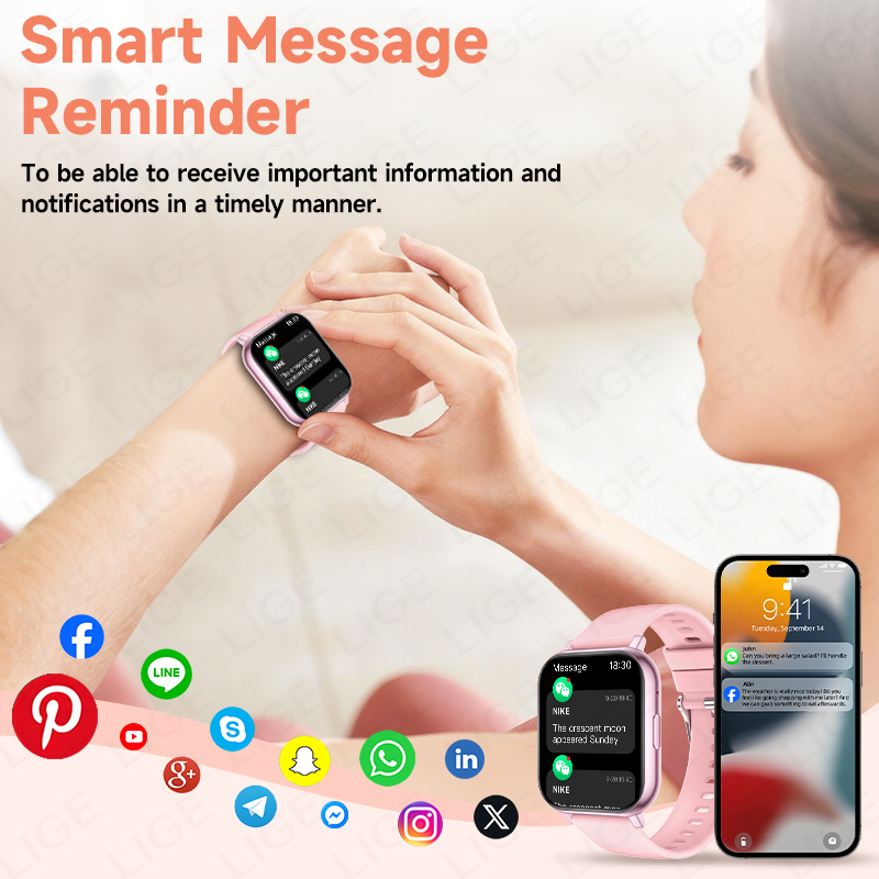 Смарт-часы LIGE для мужчин и ж – обзор и цена Smartwatch Watches Birthday Gift For Men