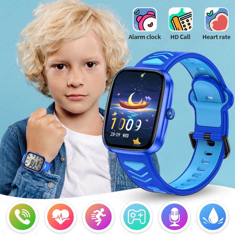 Детские умные часы LIGE 2026 с – обзор и цена Smartwatch Watches For Kid Boy With Alarm