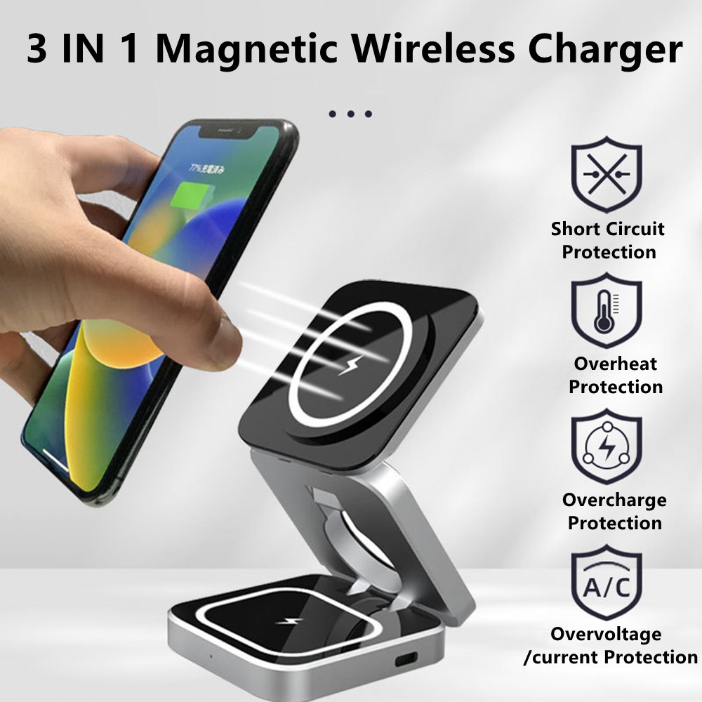 Складная станция магнитного бе – обзор и цена Watch 7 Smartwatch Iphone