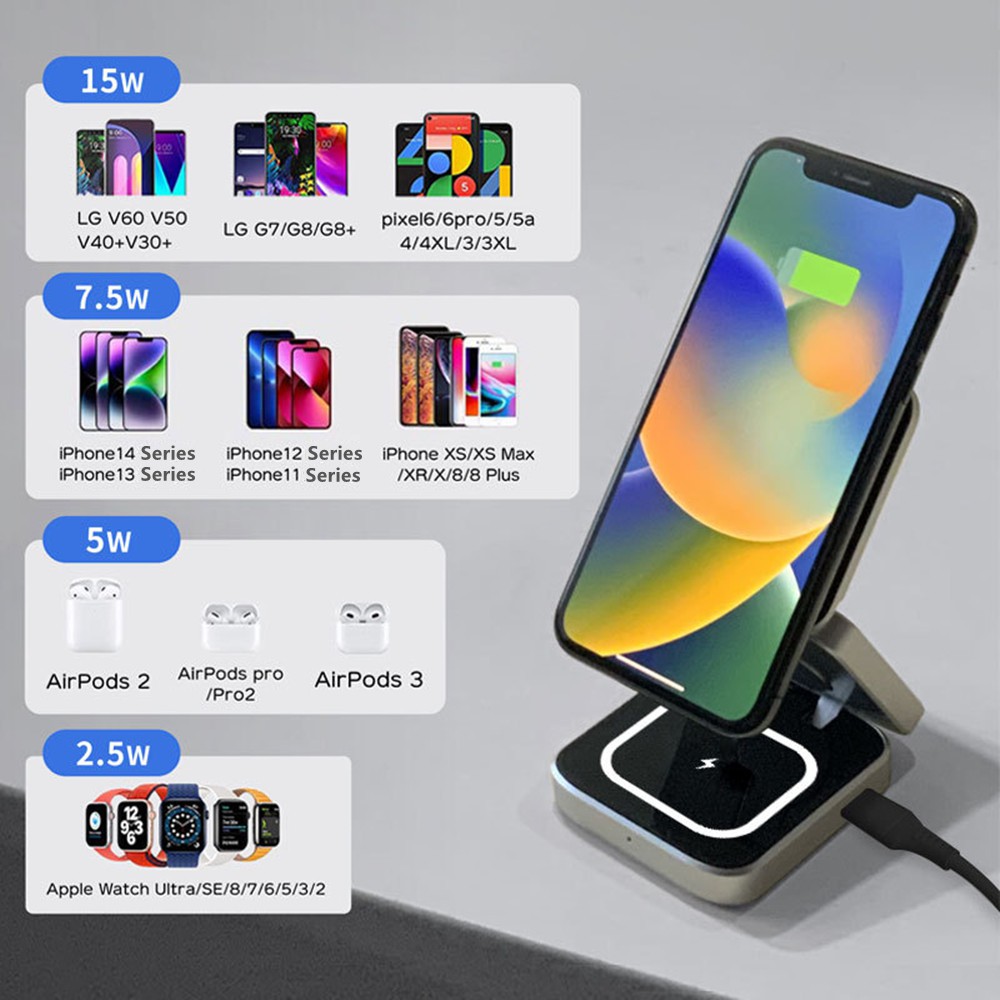 Складная станция магнитного бе – обзор и цена Watch 7 Smartwatch Iphone