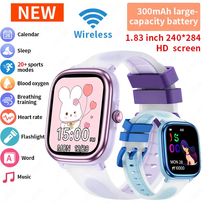 LIGE Смарт-часы для детей, дет – обзор и цена Smartwatch Watches Birthday Gift For Girls