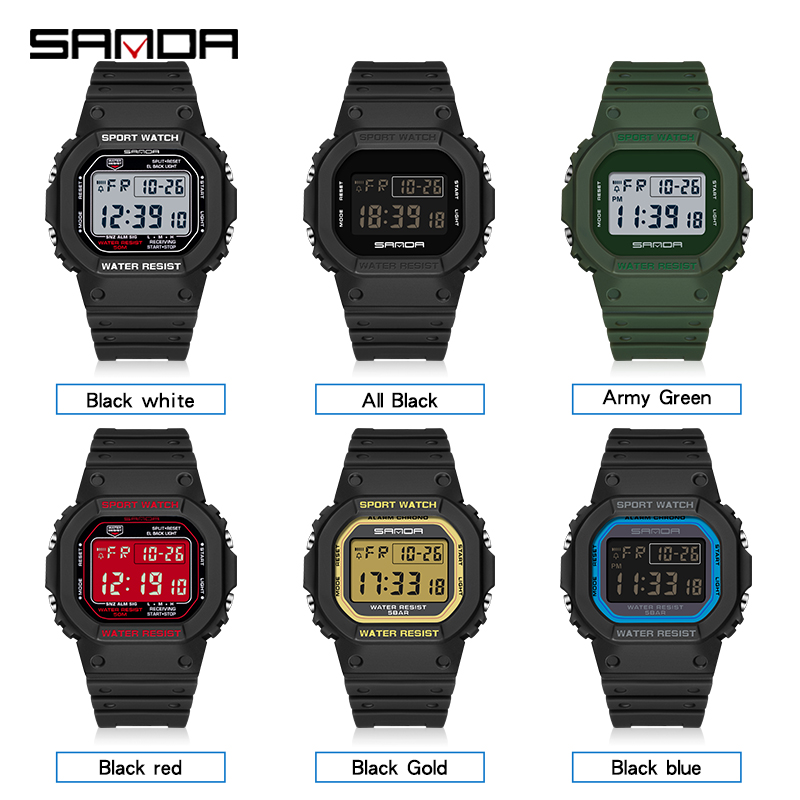SANDA G Стиль Цифровые Часы Му – обзор и цена Tide Watch Surf
